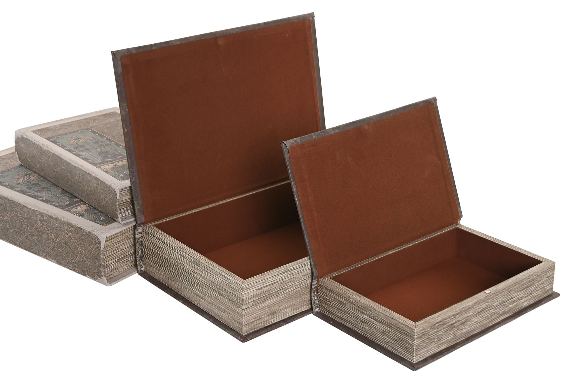 Scatola libro Perbur brown - immagine 3