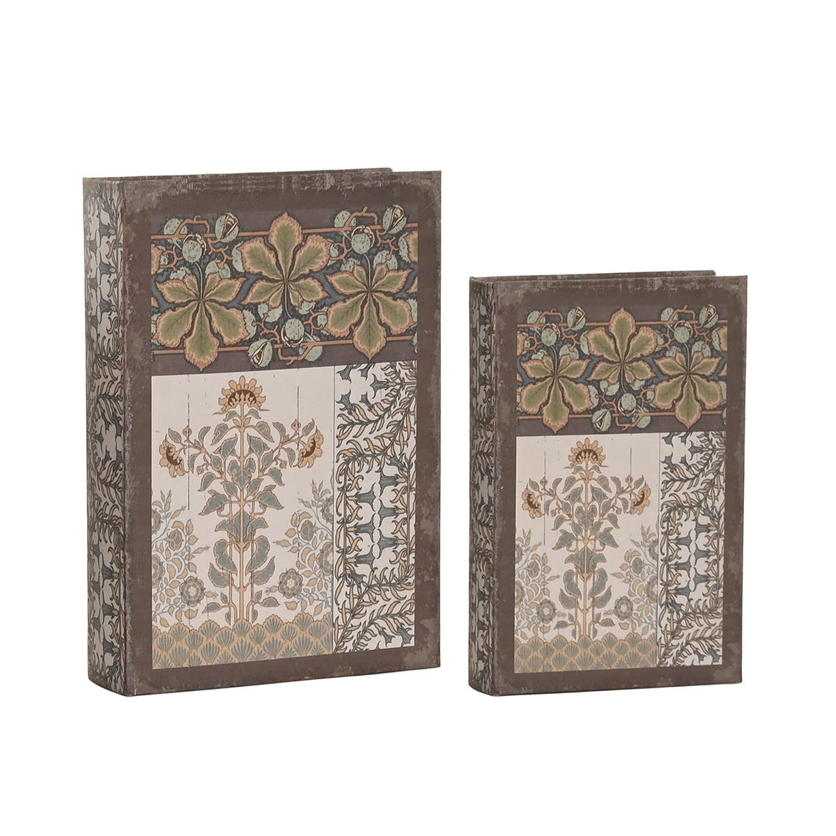 Scatola libro Perbur brown